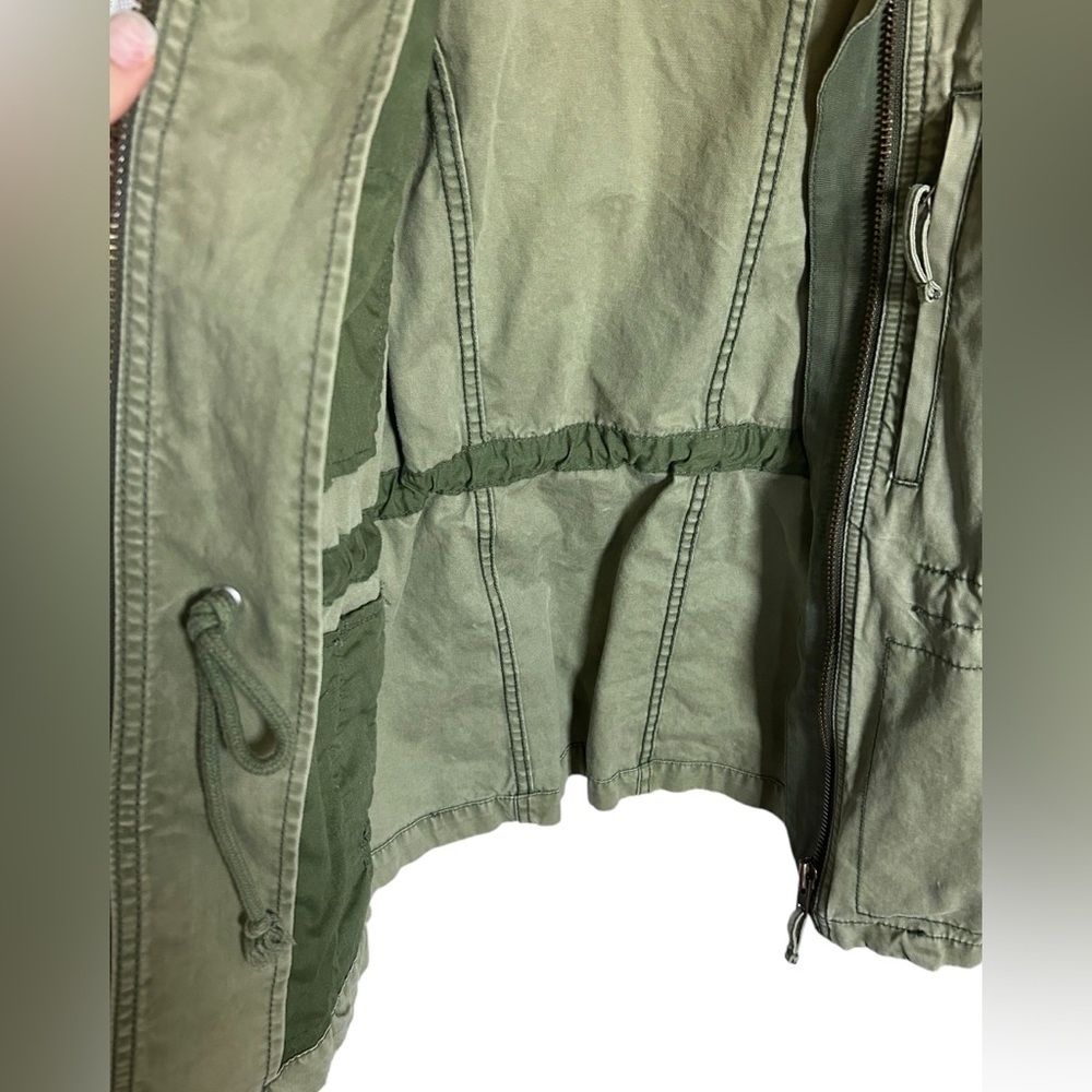 Madewell Women’s Small Military Cargo Utility Jacket Full Zip - Picture 9 of 14